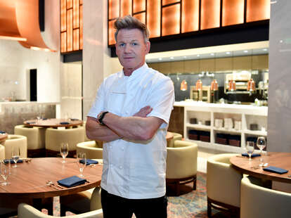 Chef Gordon Ramsay at Ramsay's Kitchen at Harrah's Las Vegas